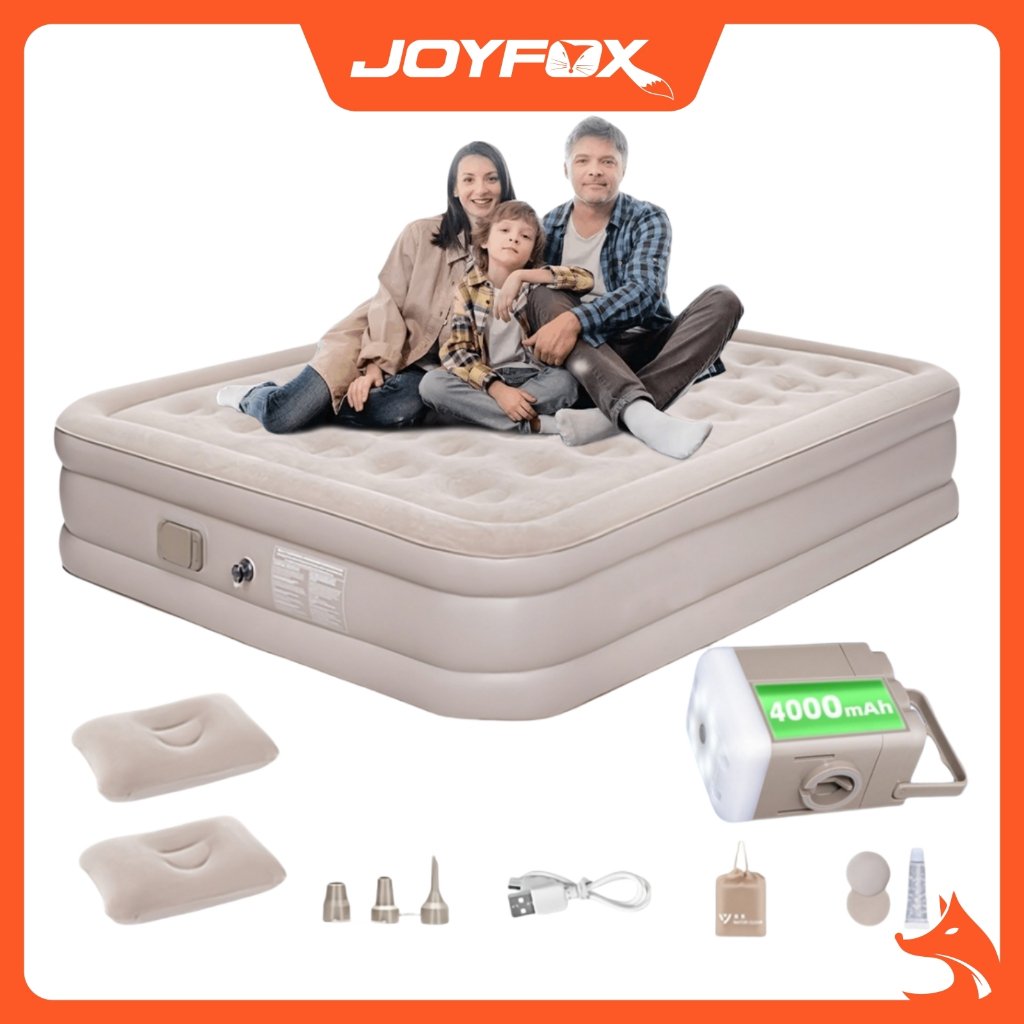 Colchão Queen Inflável JOYFOX: Conforto e Praticidade
