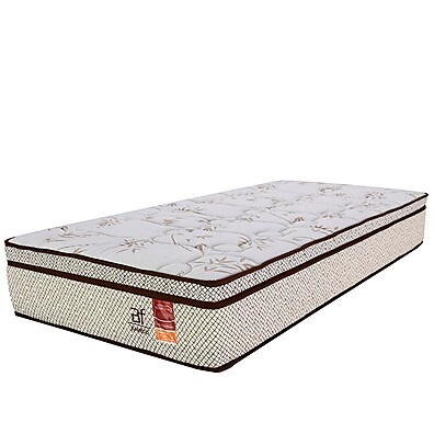 Colchão Solteirão Bamboo com Molas Ensacadas - Conforto e Qualidade