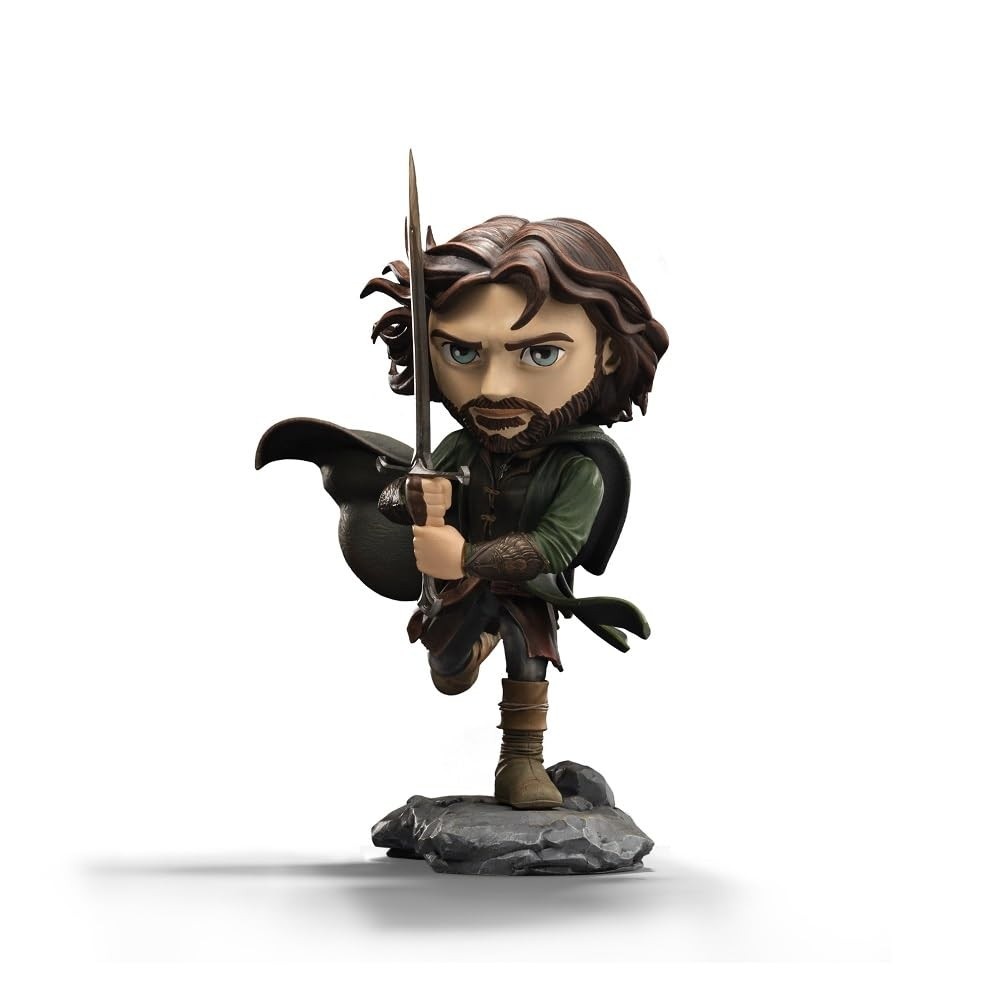 Estátua Aragorn Colecionável - The Lord of the Rings Minico Iron Studios