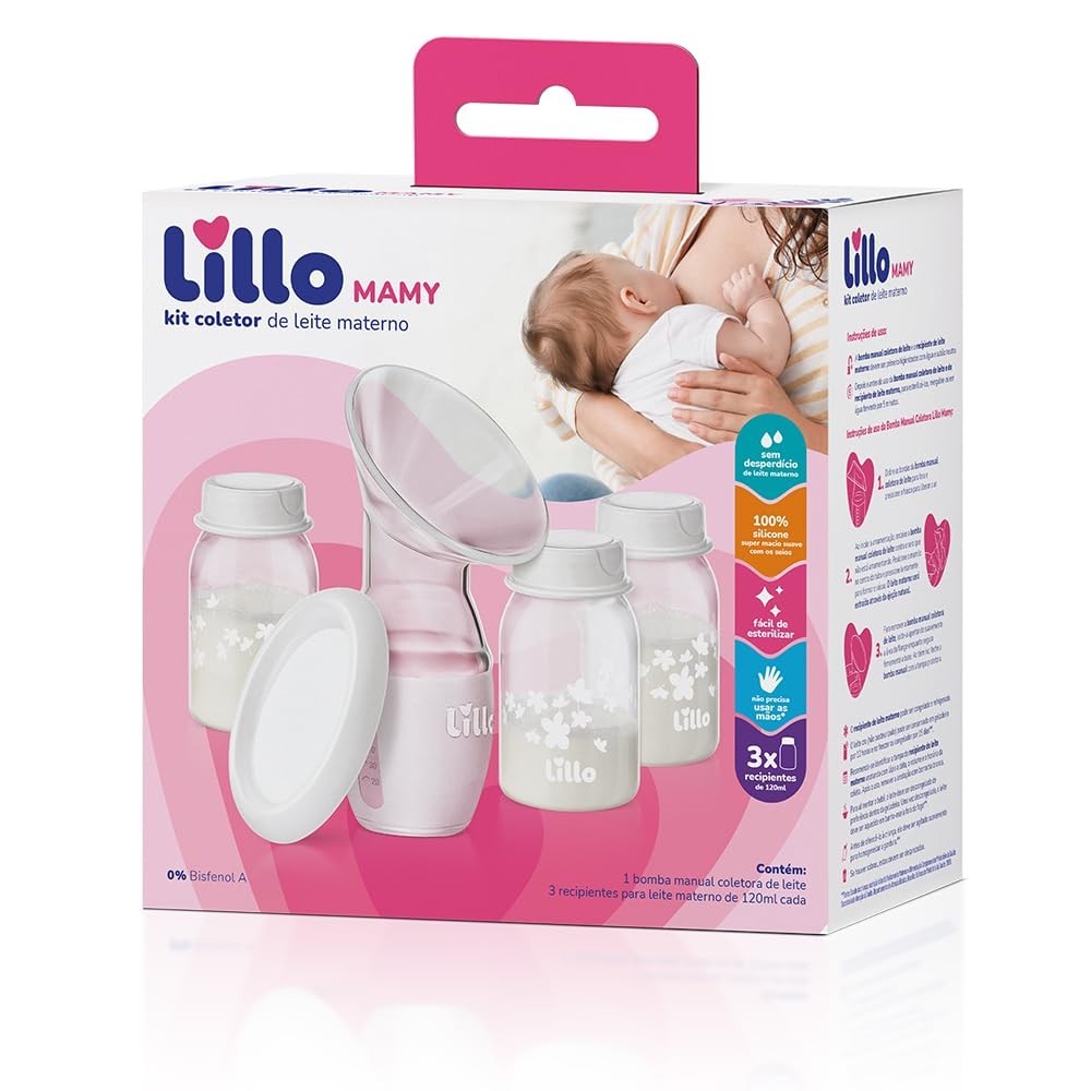 coletor-120ml-lillo-3-materno-macio-a-silicone-potes-leite-de-mamy-kit-a