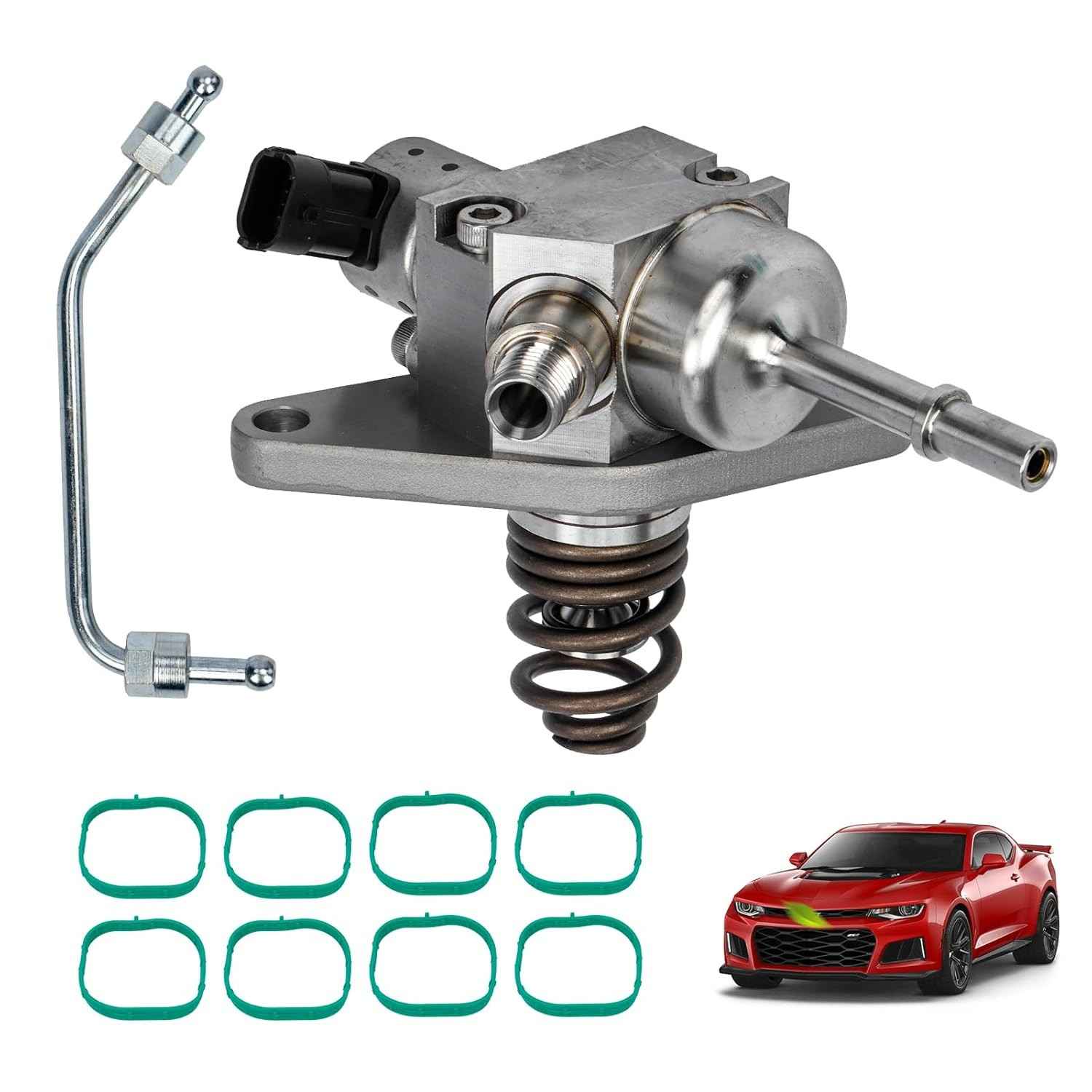 Kit Bomba Combustível Alta Pressão GDI 12697966 + Juntas Coletor + Tubo - Chevy Tahoe Silverado