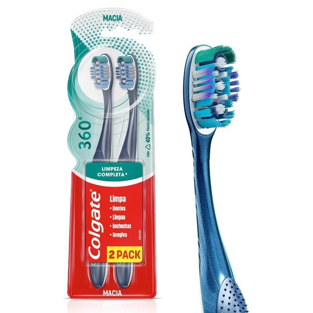 Colgate 360º: Escova Dental Completa (2 Unidades)