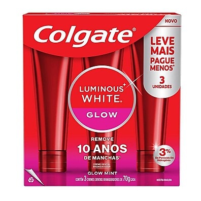 Colgate Luminous White: Dentes Brancos em 4 Semanas!