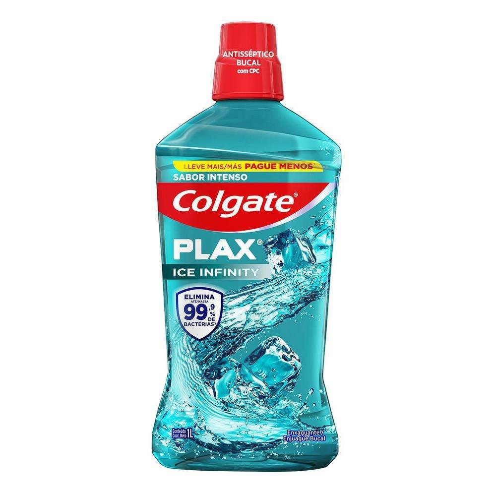 Colgate Plax Ice Infinity: 1L de Frescor!