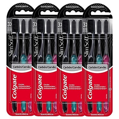 Colgate Slim Soft: Kit 12 Escovas Bucal!