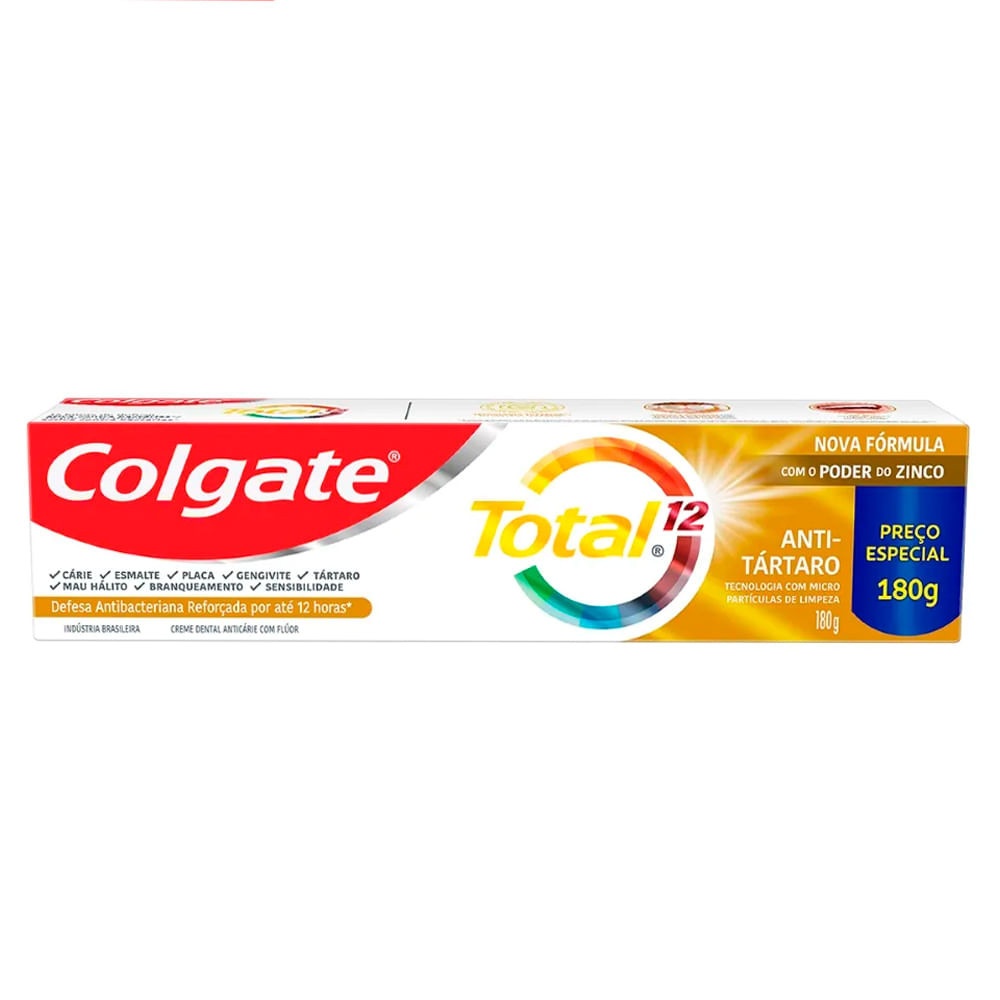 Colgate Total 12 Anti-Tártaro: 12h de Proteção!