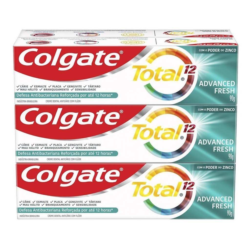 Colgate Total 12: Saúde Bucal Completa + Clareamento
