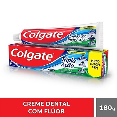 Colgate Tripla Ação: Dentes Brancos e Proteção Total