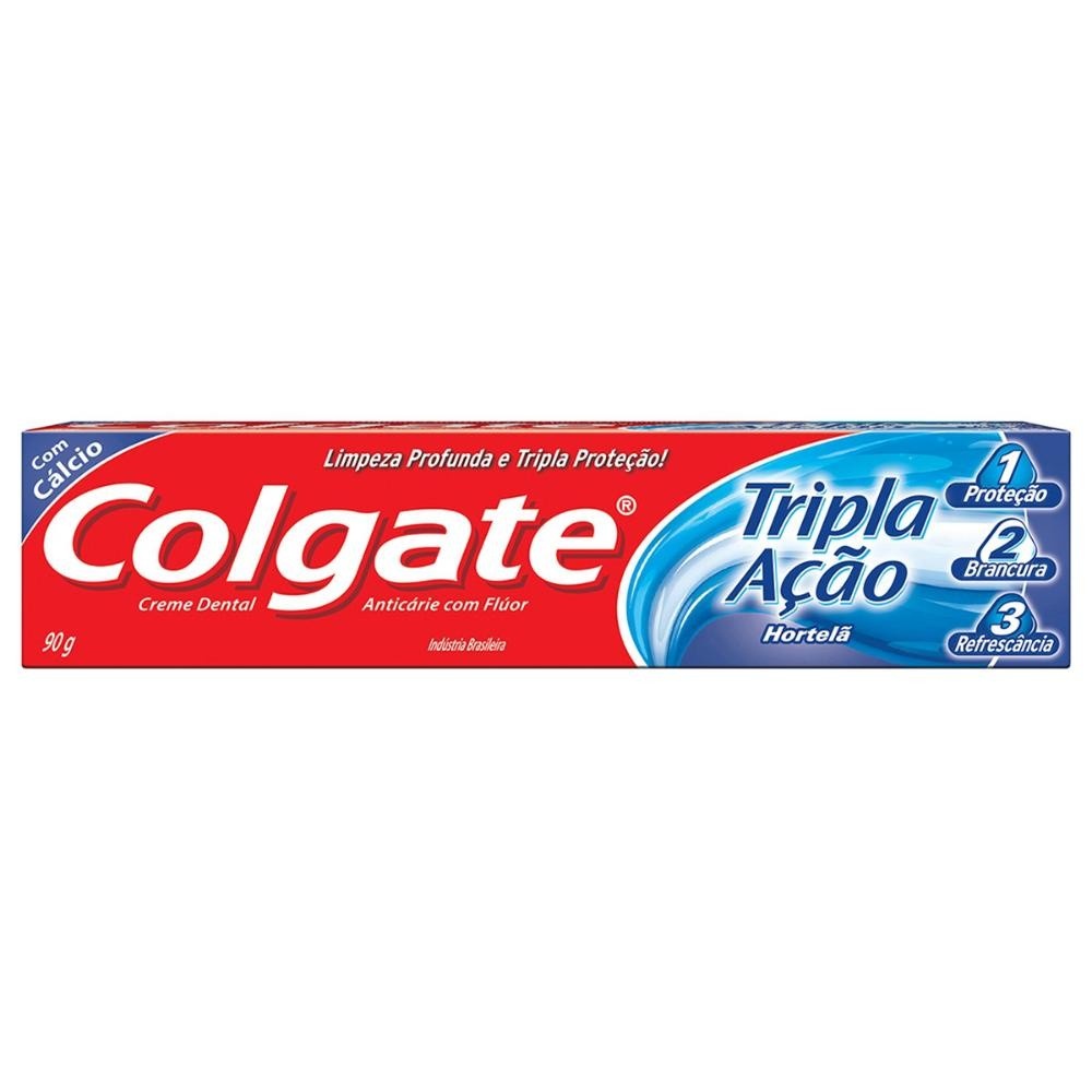 Colgate Tripla Ação: Dentes Fortes e Hálito Fresco!