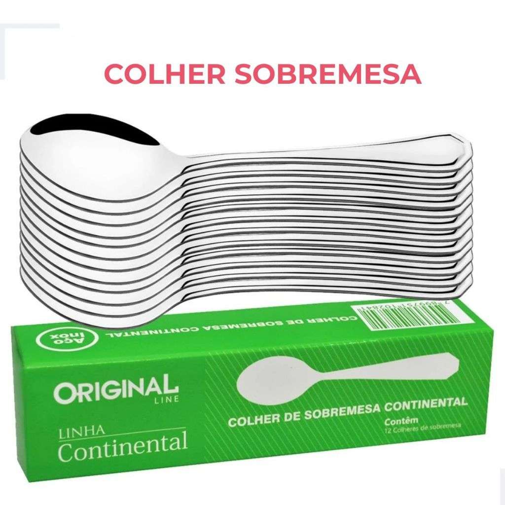Colher de Sobremesa Inox: Elegância para sua Mesa