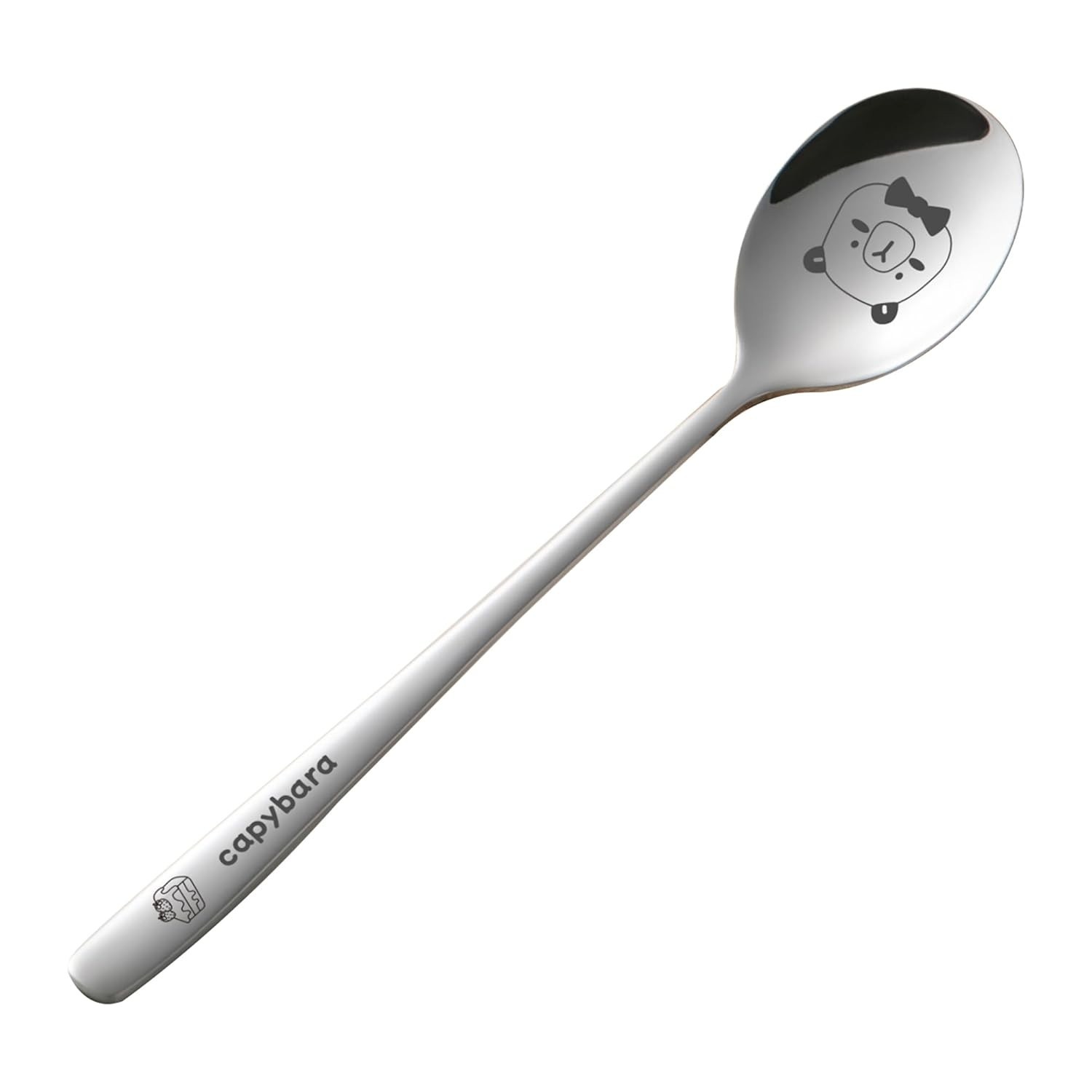 Colher de Aço Inoxidável Capivara com Gravata Borboleta – Design Exclusivo e Durabilidade Premium