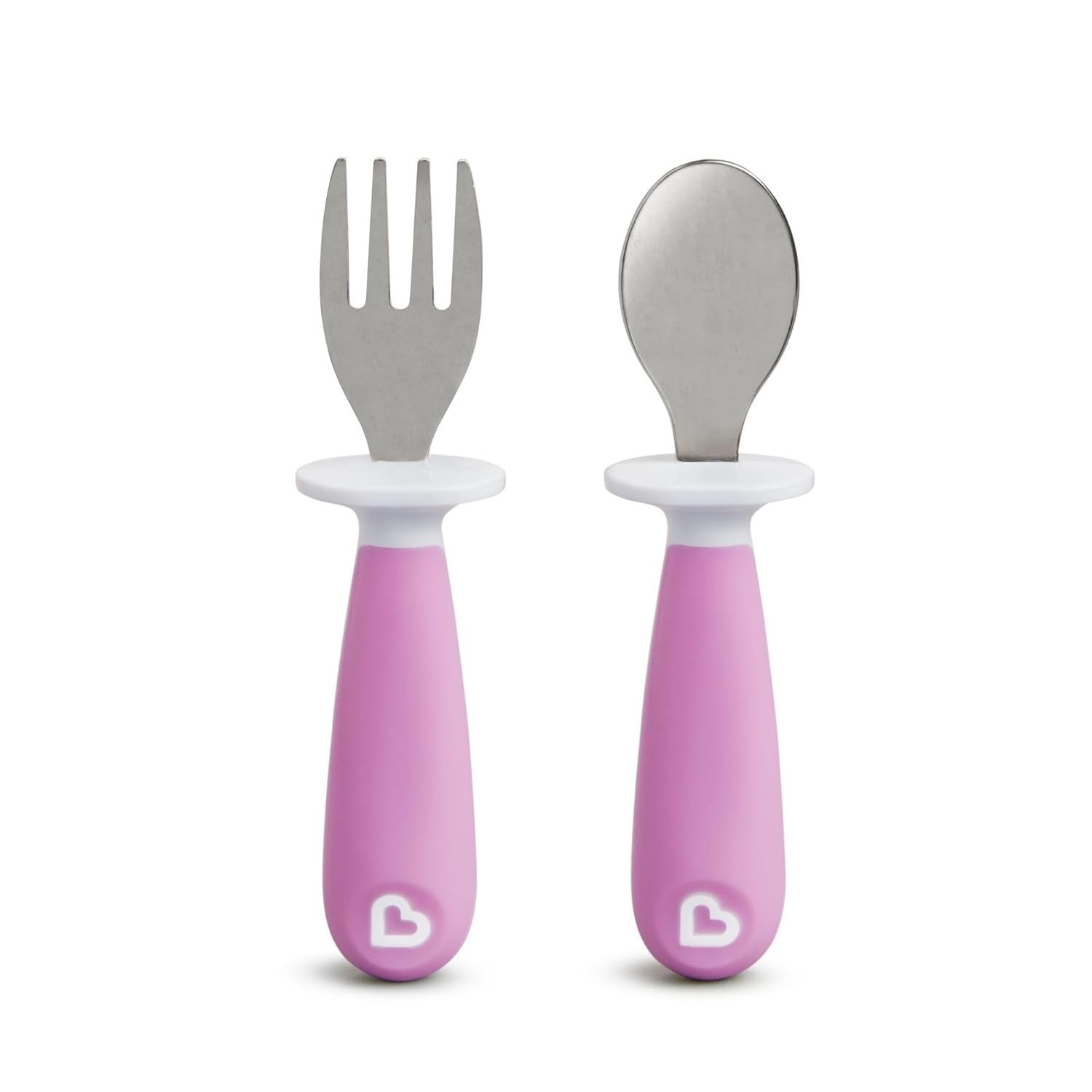 Conjunto de Colher e Garfo Infantil Roxo - Munchkin Seguro e Sem BPA