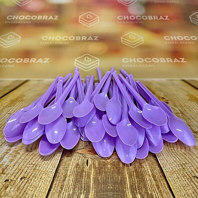 Colher Sobremesa Lavanda Bello Festas – Elegância em Cada Talher!