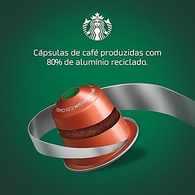 Starbucks Colômbia: Café Puro em Cápsula Nespresso