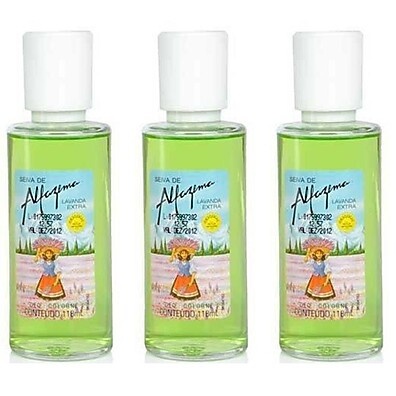 Colônia Seiva de Alfazema Lavanda: Fragrância Relaxante em 3 Unidades