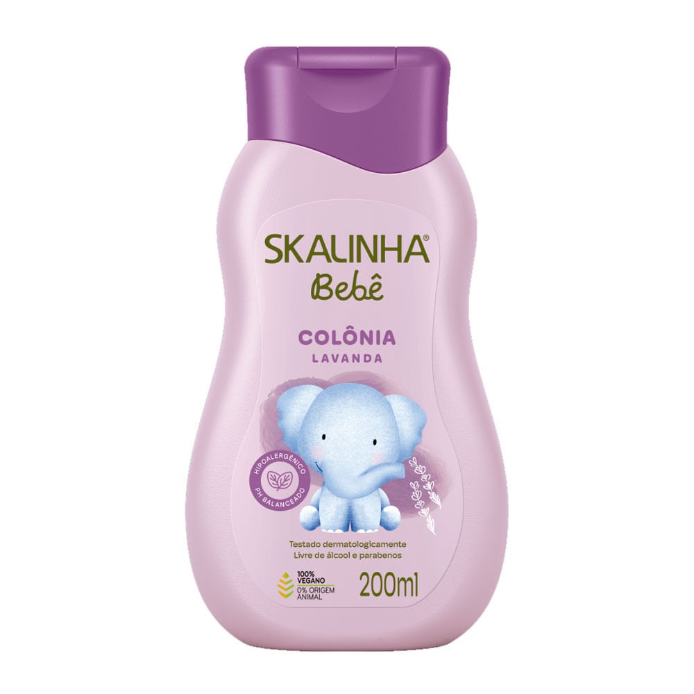 Colônia Skalinha Lavanda 200ml: Fragrância Natural e Vegana
