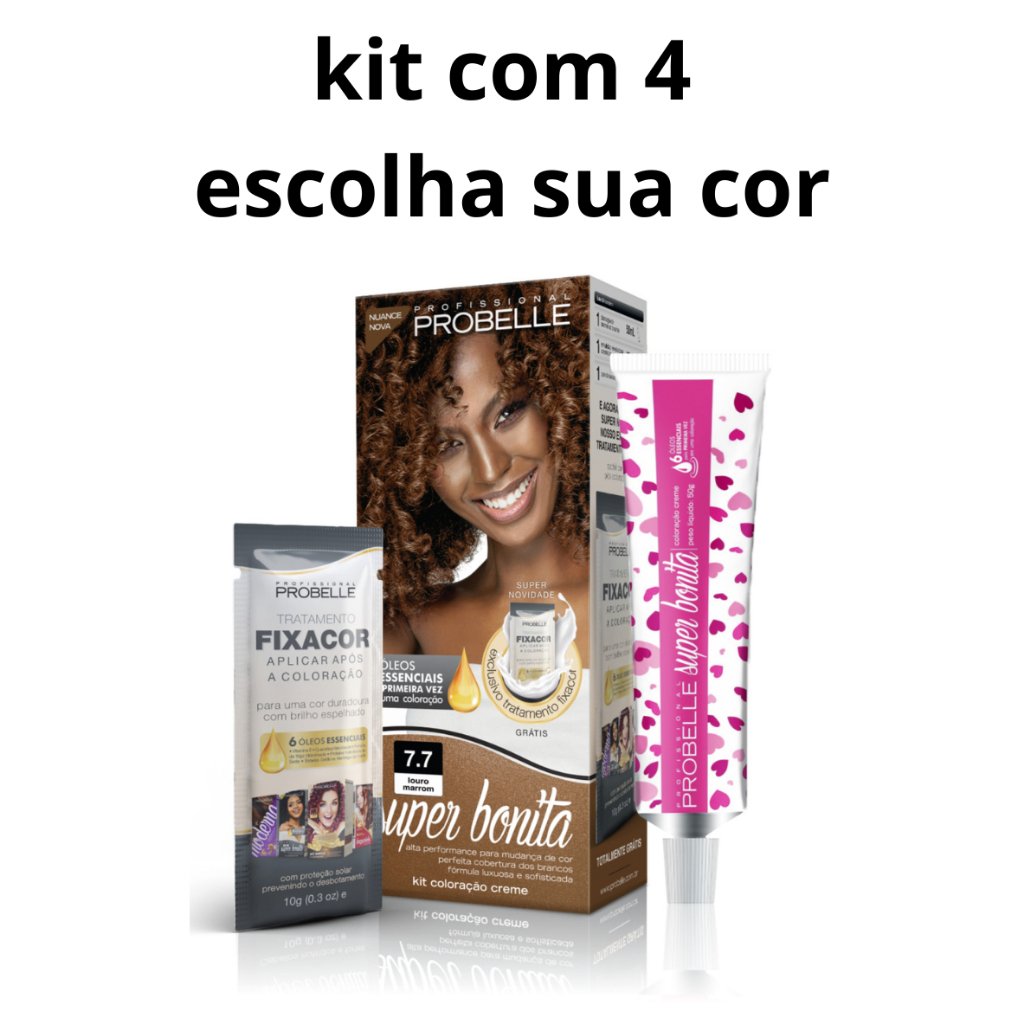 Coloração Super Bonita Probelle – Monte seu kit com 4 tons