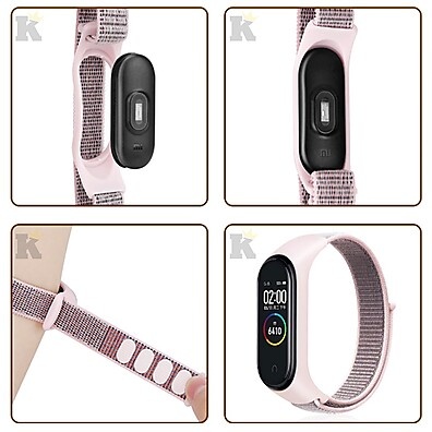 Pulseira Miband: Nylon Resistente e Colorida