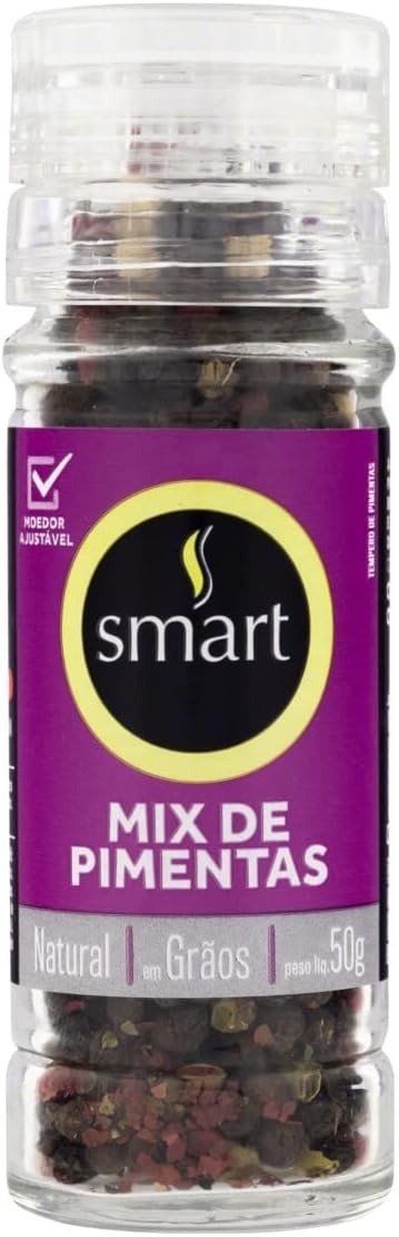 Smart Mix Pimentas Coloridas Com Moedor 50G