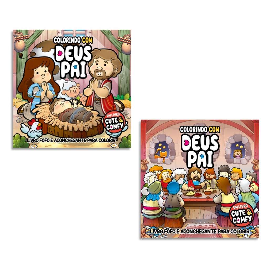 Colorindo com Deus: Kit 2 Livros para Relaxar e Inspirar
