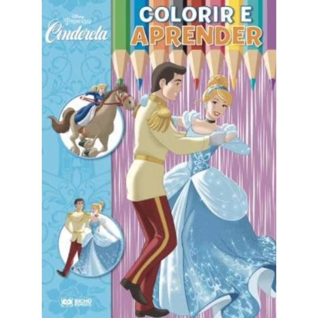 Colorir Cinderela: Diversão e Aprendizado Disney 🎨