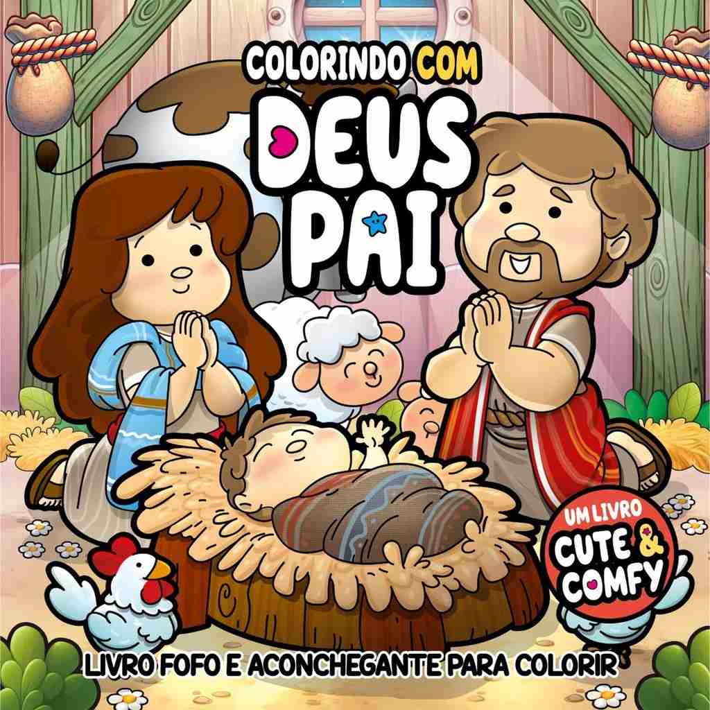 Colorir com Deus: Livro de Colorir Adulto Relaxante