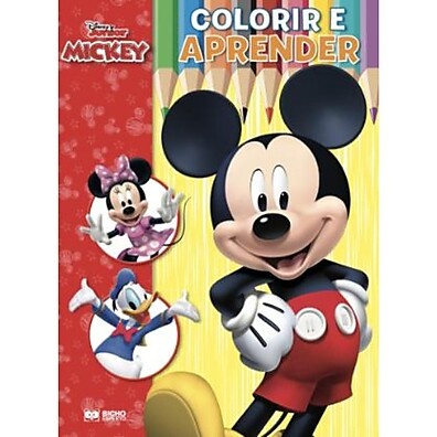 Colorir e Aprender Disney: Diversão com Mickey!