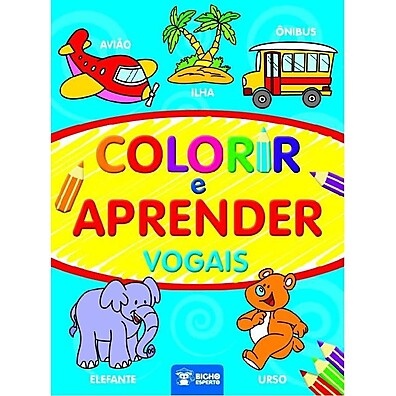Colorir e Aprender Vogais: Diversão Educativa!