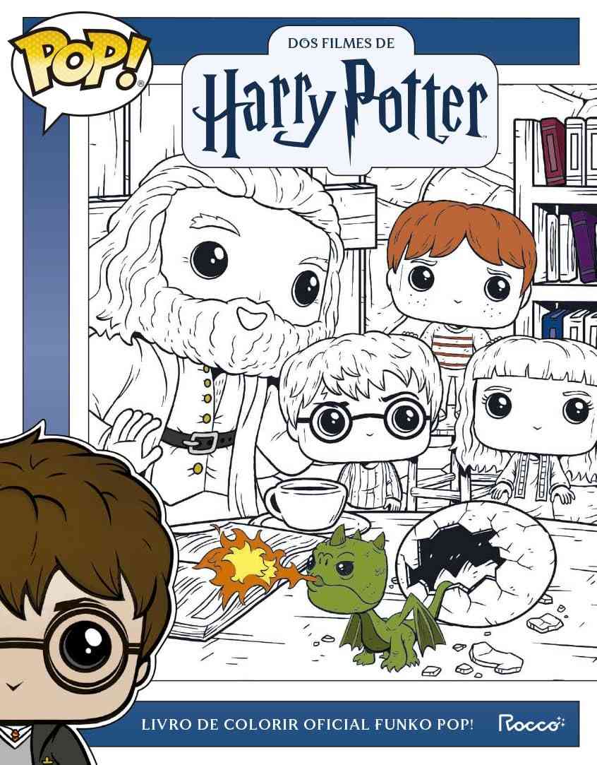 Livro de Colorir Funko Pop! Harry Potter: Liberte Sua Criatividade Mágica