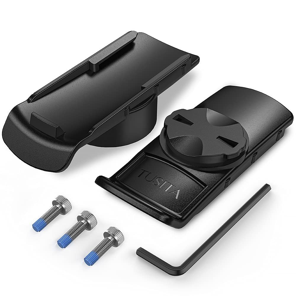 TUSITA [2 Unidades] Adaptador Clipe Coluna Garmin: Suporte Essencial para Ciclismo