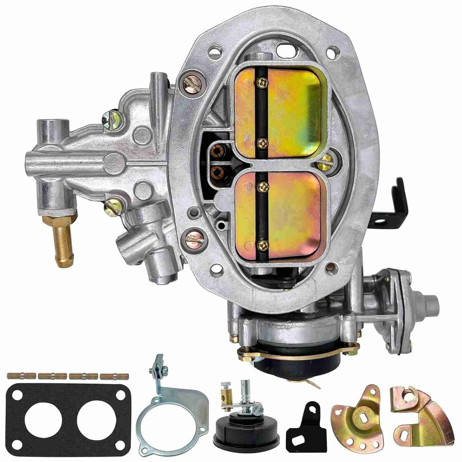 Carburador 2 Bocas Weber 32/36 DFEV para Fiat 124/131, VW Bug/Bus e Mais - Com Choke Elétrico