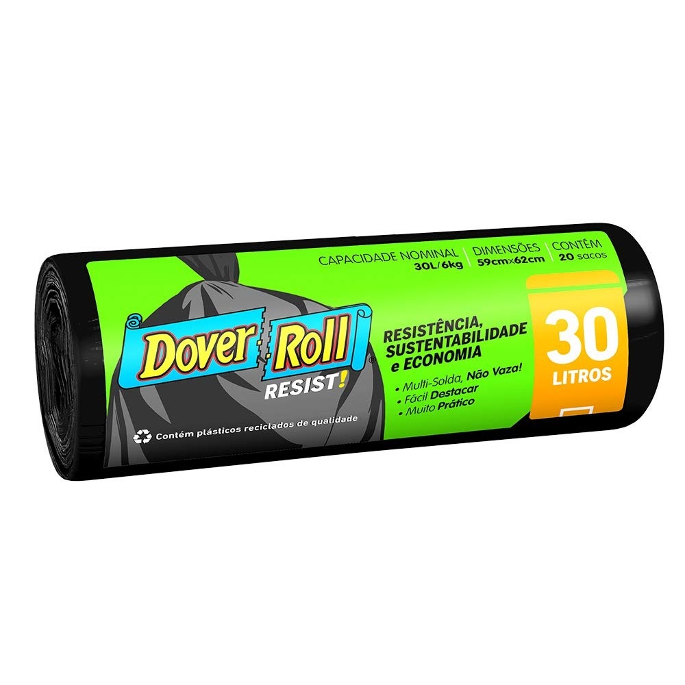 com-20-sustentaveis-preto-para-roll-a-rolo-resist-lixo-resistentes-e-sacos-dover-30l-a