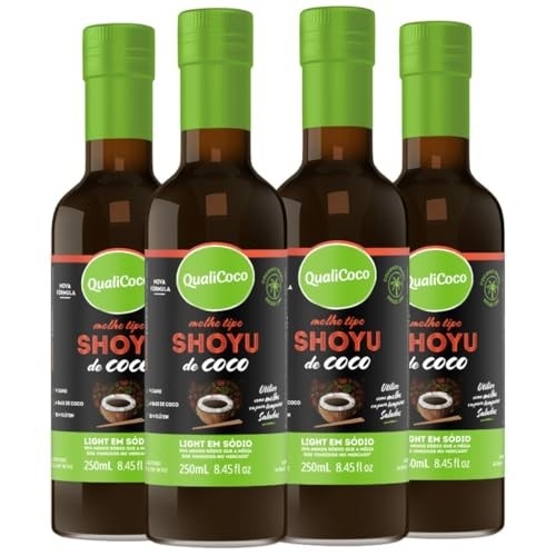 Kit Com 04 - Shoyu de Coco QualiCoco 250mL + 1 Vitamim C+
