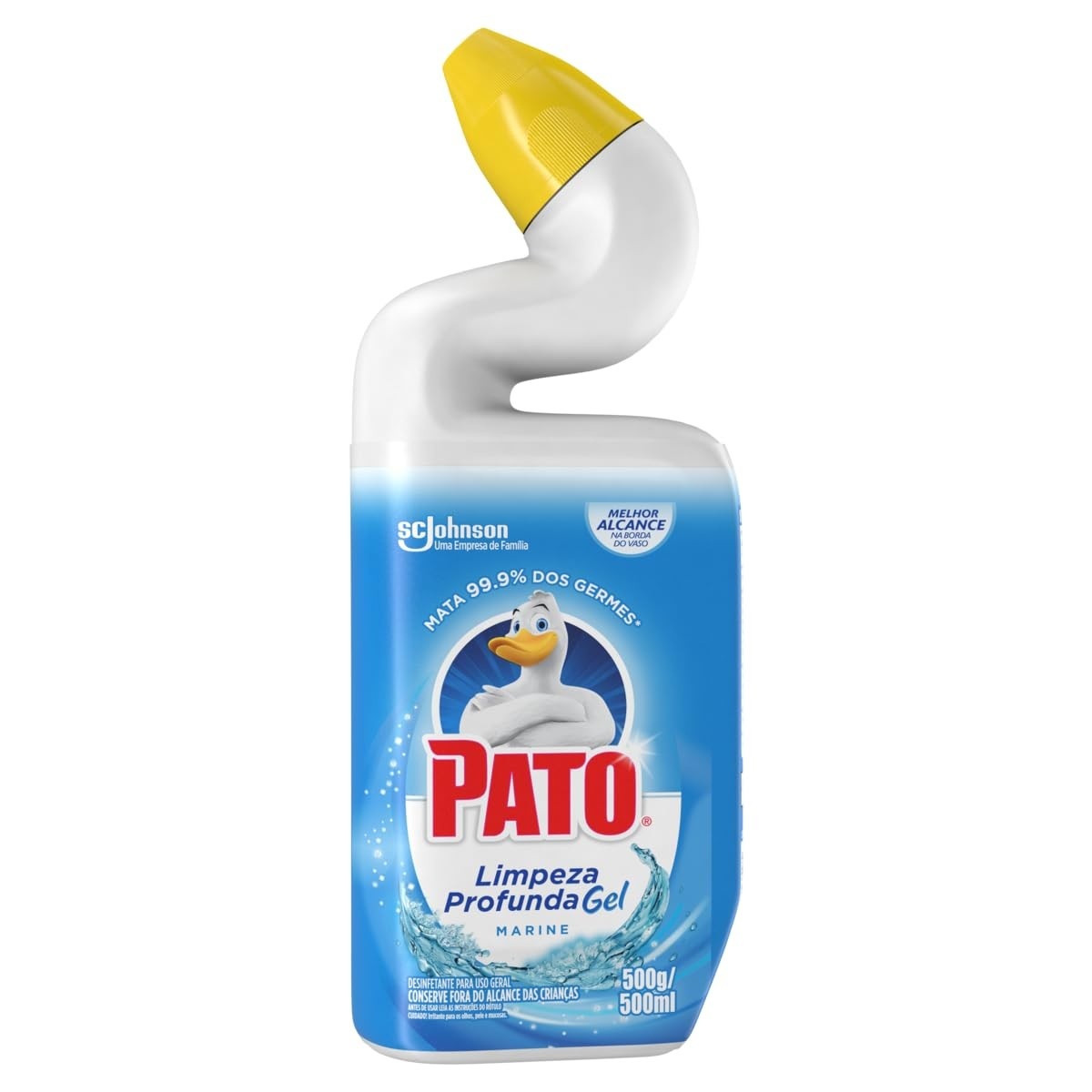Pato Limpador Sanitário Gel Marine 500ml - Limpeza Profunda com Fragrância Refrescante