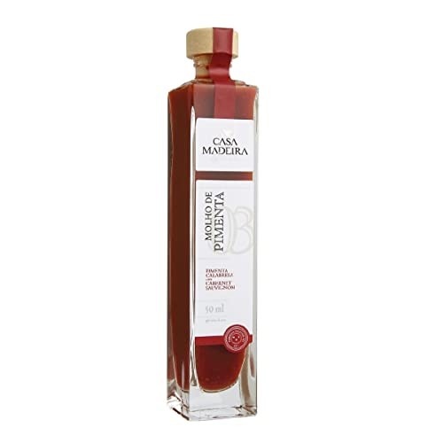 Molho de Pimenta Calabresa com Carbenet Salvignon Casa Madeira 50ml