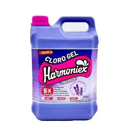 Cloro Gel Tira Limo com Fragrância de Lavanda 5L - Poder de Limpeza Profunda com Ação Bactericida
