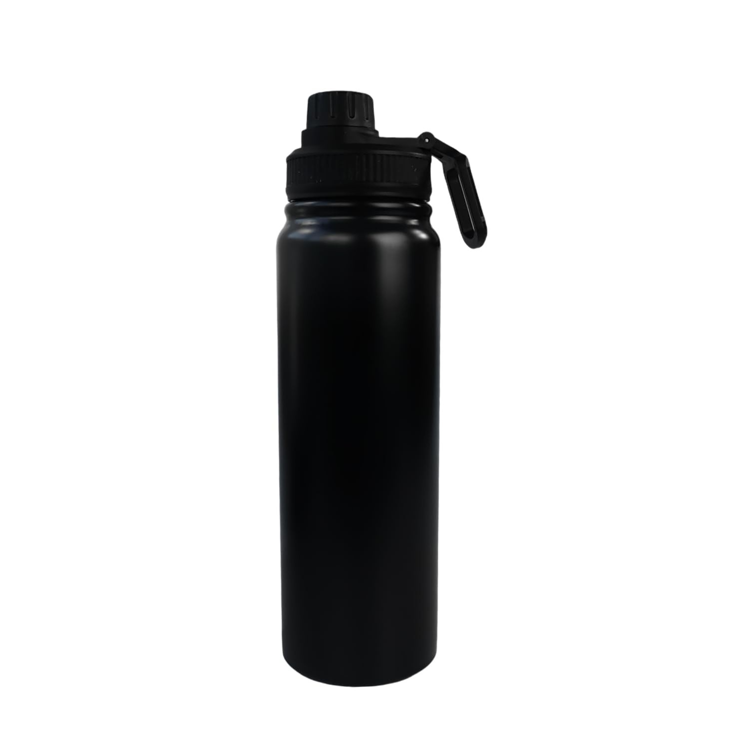 Garrafa Térmica 800ml Premium - Isolamento Quente e Frio com Alça, Aço Inox, Preto
