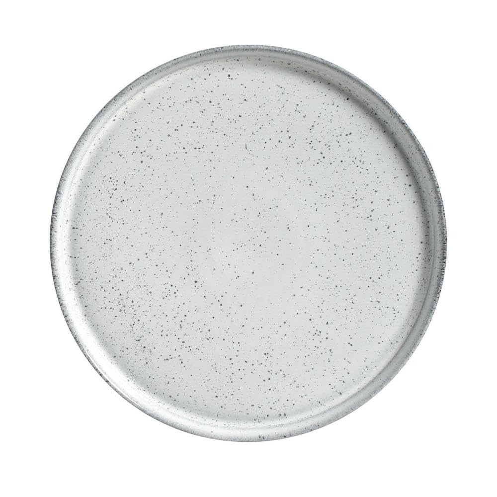 Conjunto com 6 Pratos de Sobremesa Neo Echo - Porto Brasil | Esmalte Reagente, Seguro para Microondas e Lava-Louças