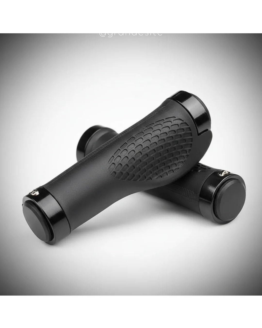 Punhos Ergonômicos para Bike MTB: Conforto e Segurança com Borracha Antiderrapante e Trava de Alumínio