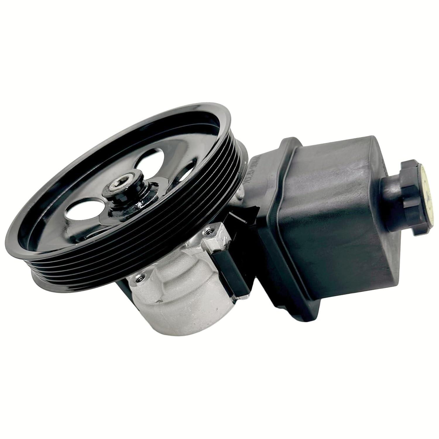 Bomba de Direção Hidráulica Completa com Polia e Reservatório - Compatível com Buick Rainier, Chevrolet Trailblazer, GMC Envoy e mais