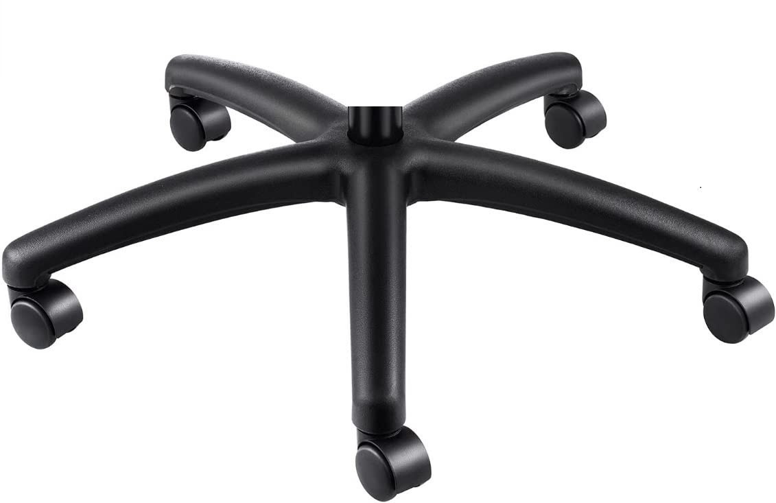 Base Estrela Gamer Presidente com Rodízios em Nylon 325 mm - Estabilidade e Durabilidade para Sua Cadeira