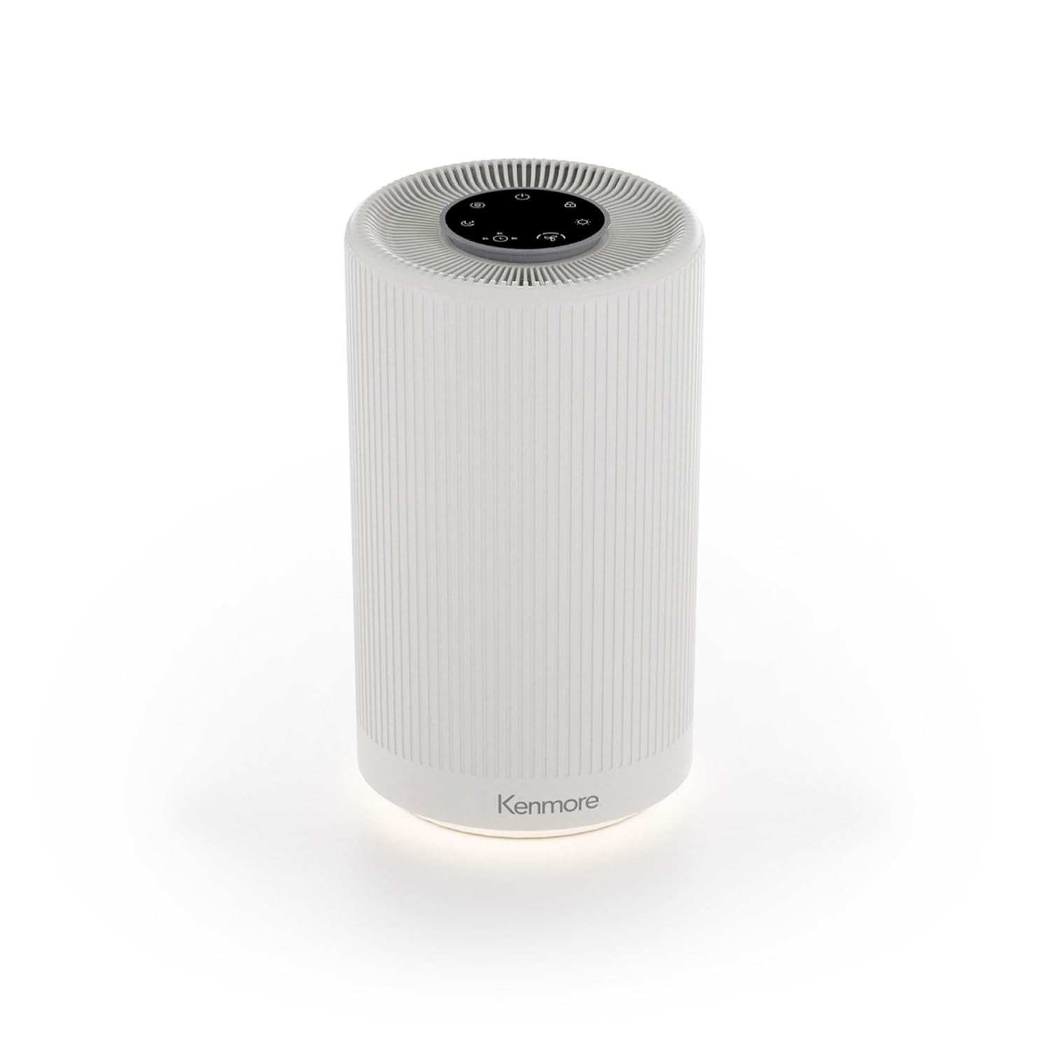 Kenmore Purificador de ar PM1005 com filtro H13 True HEPA, cobre até 1,8 m², sistema de filtragem HEPA de 3 estágios SilentClean de 25 db para escritório e quarto