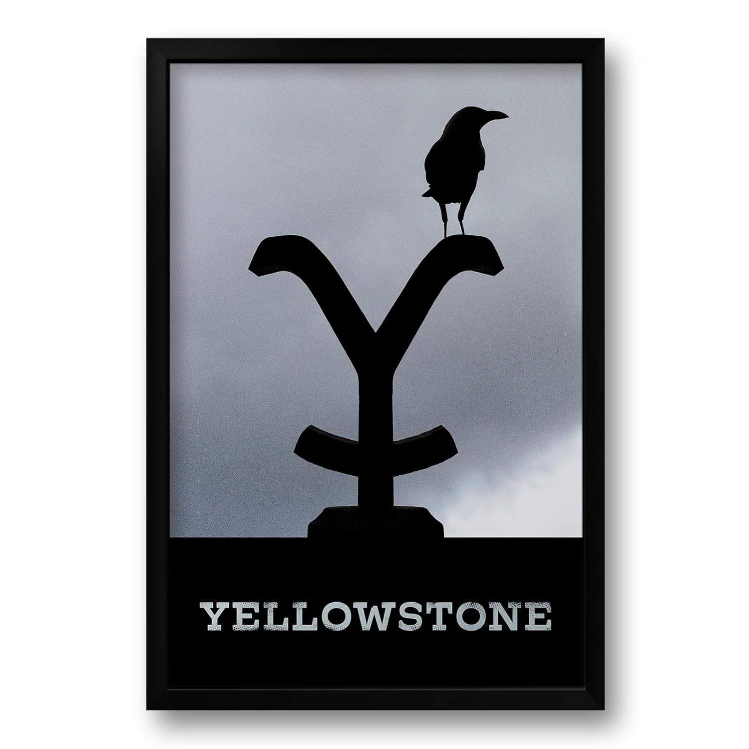 Quadro com Moldura Série Yellowstone - 40x60cm | Impressão Eco-Solvente e Madeira Reflorestada