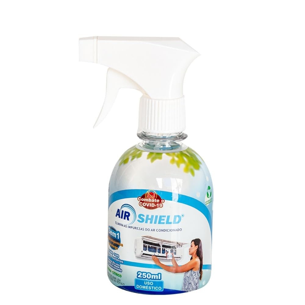 Bactericida para Ar Condicionado 250ml Air Shield - Limpeza Profunda com Gatilho