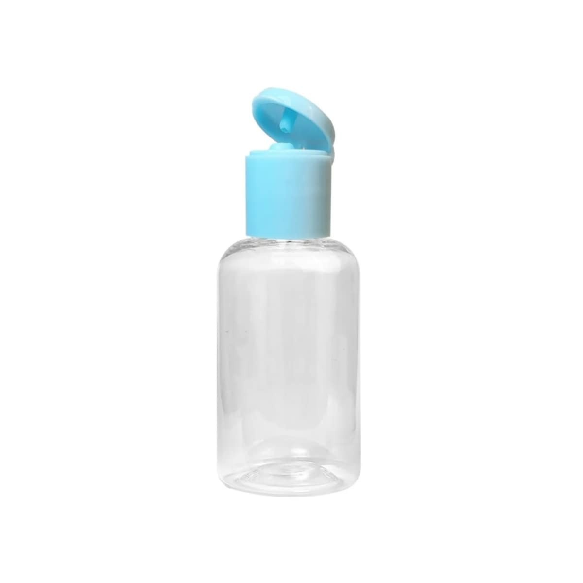 Frasco PET 30ml com Tampa Flip Top Azul Bebê - 50 Unidades