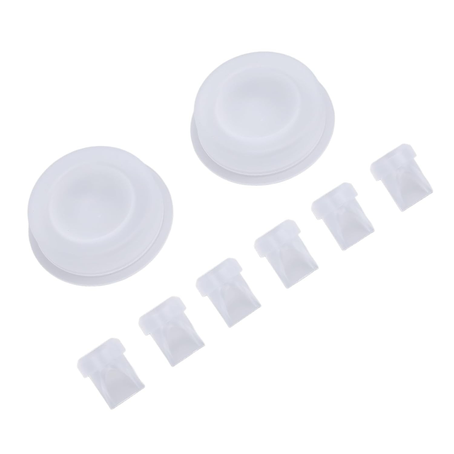 Kit Válvulas Bico de Pato + Diafragma Silicone - Compatível com Bombas de Amamentação V1/V2