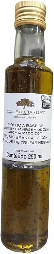 Azeite de Oliva Extravirgem com Aroma de Trufa Branca del tartufo 250ml