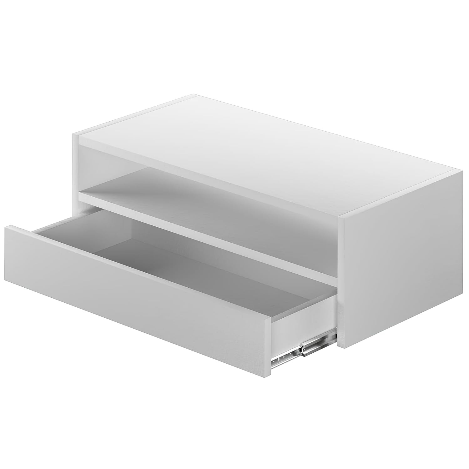 Gaveta Nicho Penteadeira 50cm em MDF Resistente 15mm Branco - Organize com Estilo e Durabilidade
