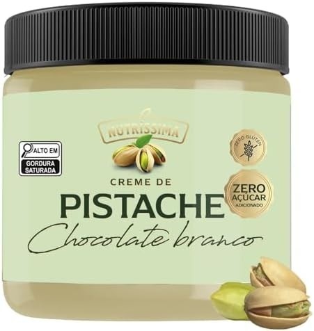 Creme de Pistache com Chocolate Branco - Nutríssima 450g