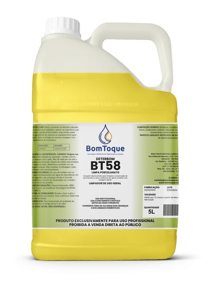 Deterbom BT58 5L - Limpa Porcelanato com Nanotecnologia